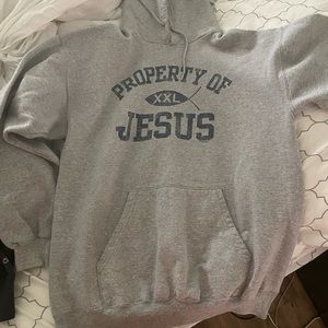 men’s “property of jesus” hoodie